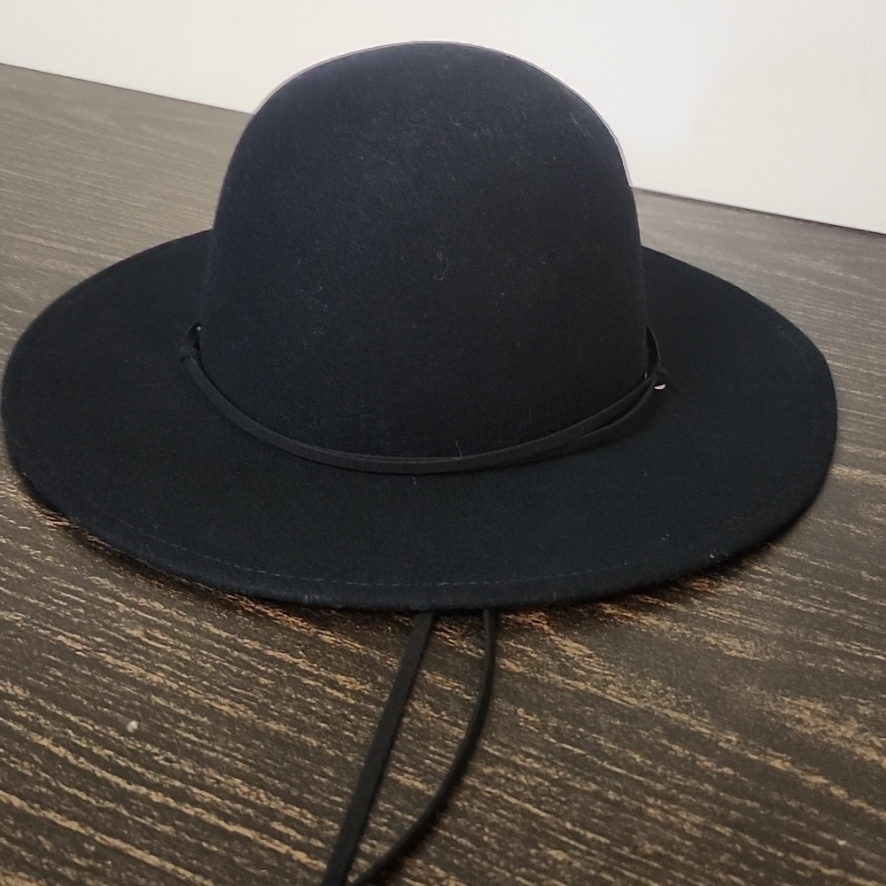 Peter Grimm Black Wool Floppy Hat